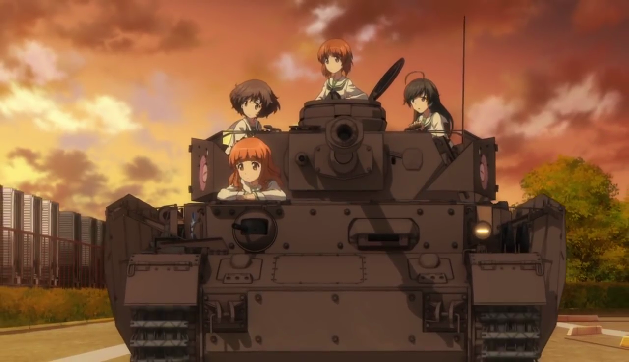 Girls und Panzer Япония