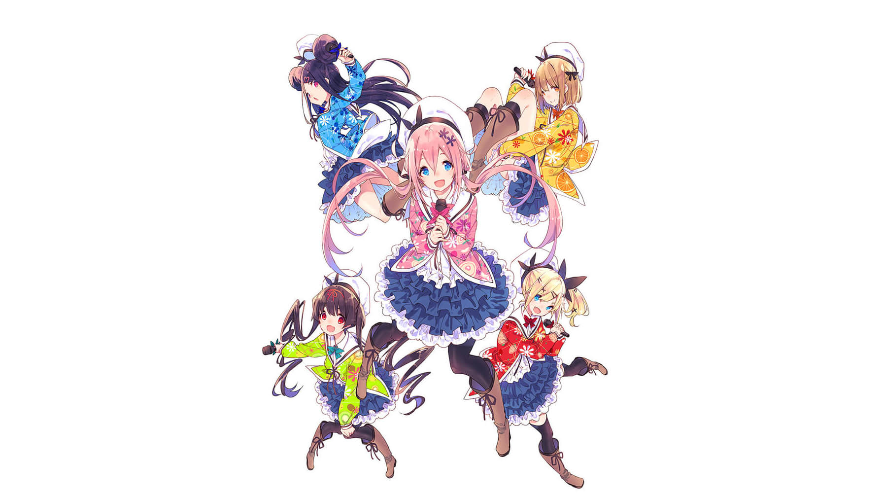 ハナヤマタ よさこい グッズセット ハッピ コミックマーケット 浜弓場